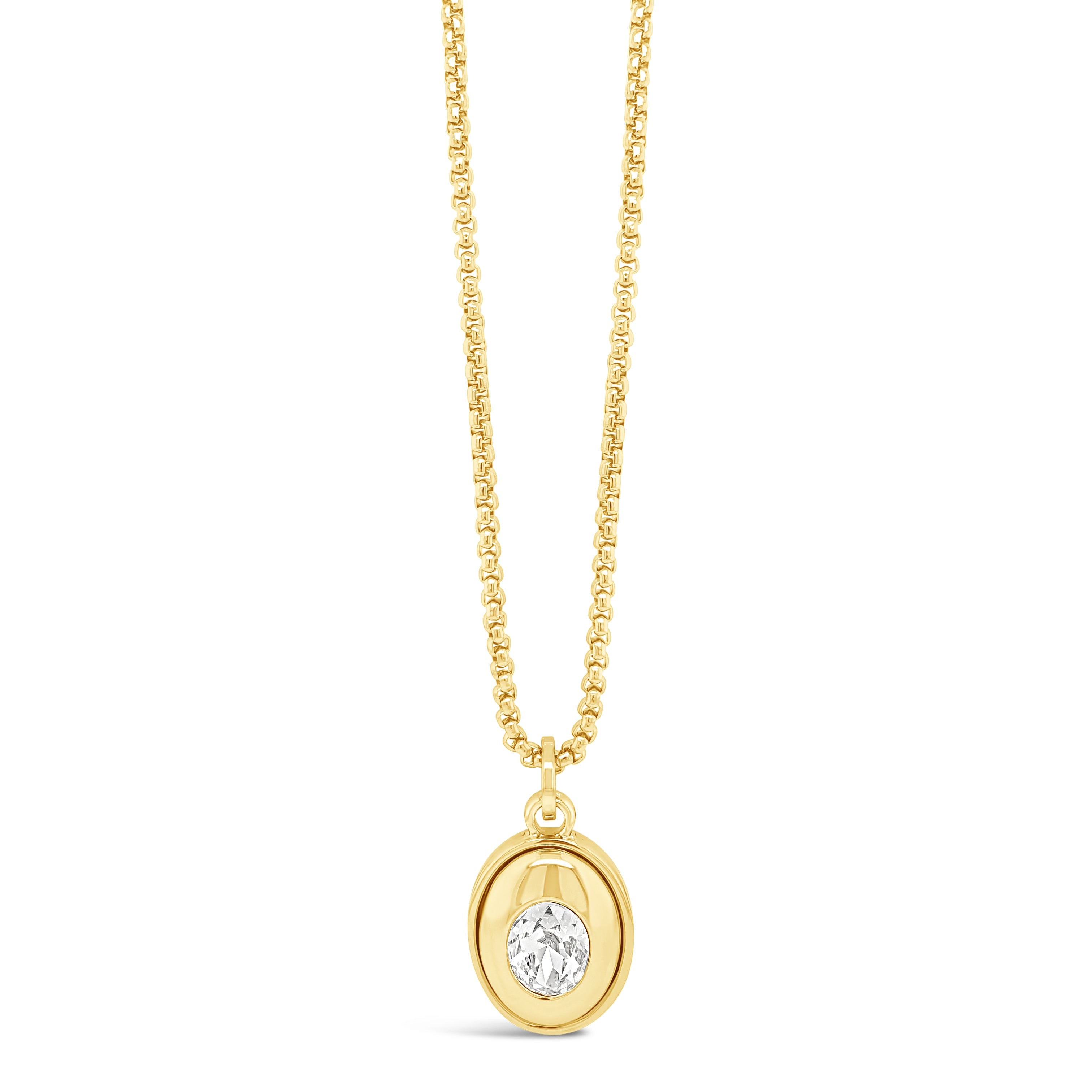 Absolute Jewellery Crystal Radiance Gold 30" Chain